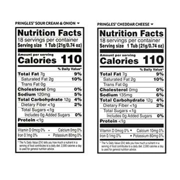 Pringles Potato Crisps Chips, Snack Stacks, Lunch Snacks, Office and Kids Snacks, Variety Pack (36 Cups)