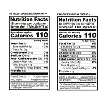 Pringles Potato Crisps Chips, Snack Stacks, Lunch Snacks, Office and Kids Snacks, Variety Pack (36 Cups)