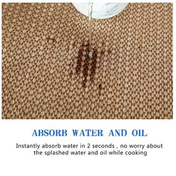 LUFEIJIASHI Non Skid Kitchen Rugs - Washable & Absorbent