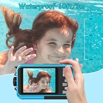 Compact 30MP Underwater Camera for Snorkeling Adventures