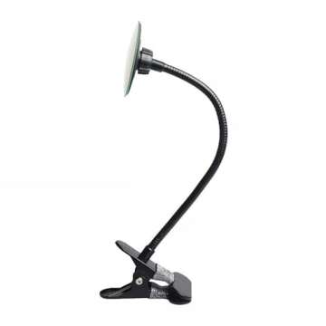 Xxmbbjy Clip On Security Cubicle Convex Mirror, Adjustable Computer Rearview HD Mirror for Office Personal Safety and Security Cabinet Desk Rear View Monitors or Anywhere (6.69" x 2.95", Rectangle)