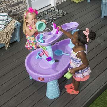 Step2 Rain Showers Unicorns Water Table for Kids