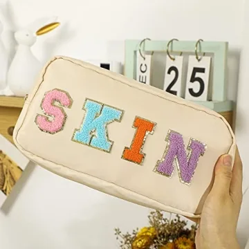 DYSHAYEN Nylon Travel Cosmetic Bag for Women - Stylish & Durable