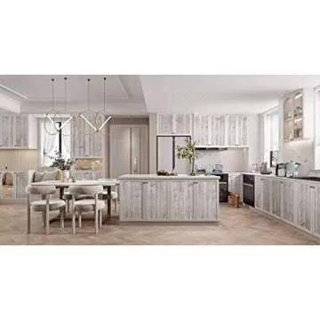 Heroad Contact Paper Wood Grain Peel and Stick Wallpaper