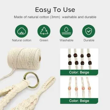 Stylish Growneer Macrame Plant Hangers Set for Home Decor