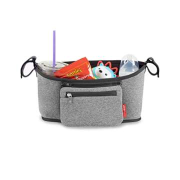 Skip Hop Universal Stroller Organizer, Grab & Go, Heather Grey