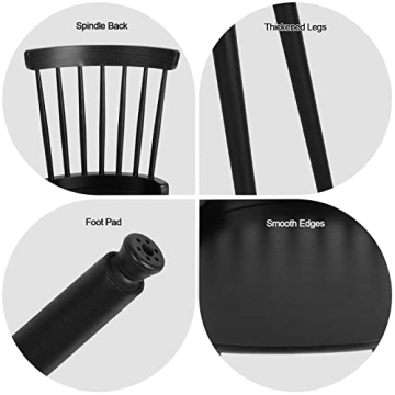 Windsor Dining Chair Set of 6 for Stylish Dining Spaces