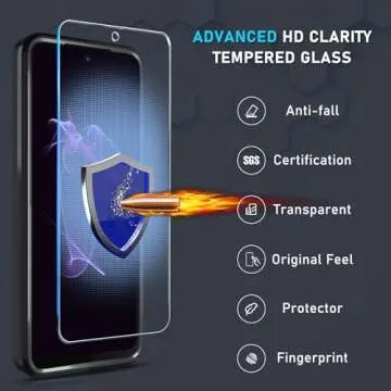 Janmitta Pixel 8a Case with Kickstand & Protectors