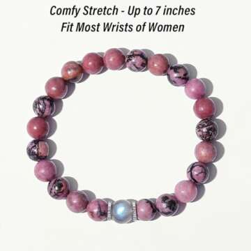 Handmade Crystal Bracelet for Grandma - Mother's Day Gift