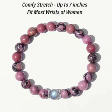 Handmade Crystal Bracelet for Grandma - Mother's Day Gift