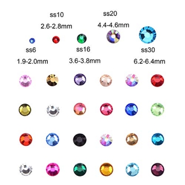 6800+PCS Flatback Rhinestone Set for DIY Projects