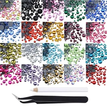 6800+PCS Flatback Rhinestone Set for DIY Projects