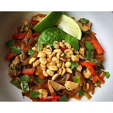 Miracle Noodle Fettuccine Shirataki Konjac Pasta Noodles - Ready-To-Eat, Plant Based, Keto, Vegan, Gluten-Free, Low in Carbs & Calories Pasta, Non-GMO, Soy Free, Paleo 7 Oz, 6 Pack