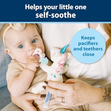 Dr. Brown's Baby Lovey Pacifier Holder Unicorn 0-6m