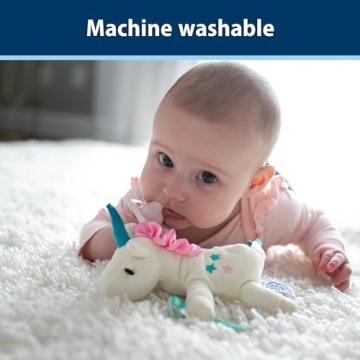 Dr. Brown's Baby Lovey Pacifier Holder Unicorn 0-6m