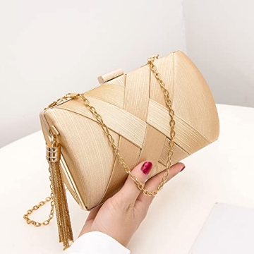 LETODE Elegant Tassel Pendant Evening Bag for Women