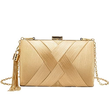 LETODE Elegant Tassel Pendant Evening Bag for Women