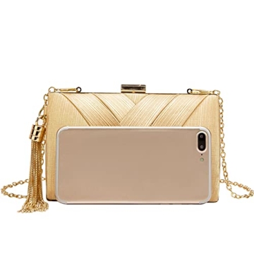 LETODE Elegant Tassel Pendant Evening Bag for Women