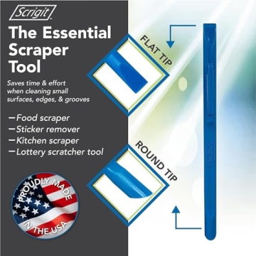 Scrigit Scraper No-Scratch Multi-Use Tool for Easy Cleaning