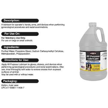 Durvet OB All Purpose Lubricant Gallon for Veterinary Use