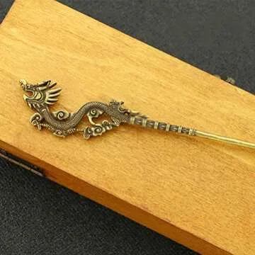 Vintage Dragon Hair Pins - Elegant Accessories for Ladies
