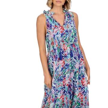 Mud Pie Women's Magnolia Maxi Dress - Elegant Blue for Every Occasion