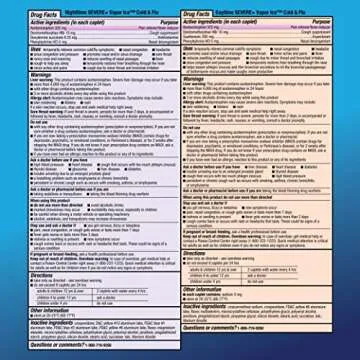 Amazon Basic Care Vapor Ice Day and Night Severe Cold and Flu Relief Caplets, Maximum Strength Medicine, Combo Pack, 48 Count