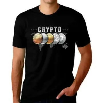 Men's Crypto Shirt | Bitcoin & Ethereum Clothing