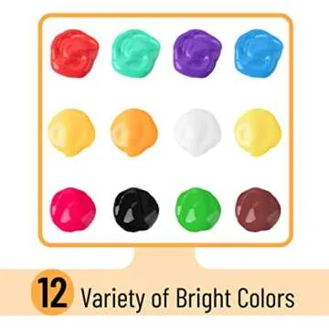 Mr. Pen- 3D Fabric Paint Set, 12 Colors, 0.67 oz, 3D Paint for Fabric, Paint for Fabric, 3D Paint for Clothing, T-Shirt Paint, Fabric Paint for Clothes