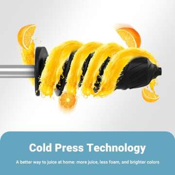 Masticating Juicer Attachment for All Model KitchenAid Stand Mixer, AAOBOSI Cold Press Juicer Attachment w/Clean Brush, as Kitchen Aid Slow Juicer Attachment and Accessories (Black)