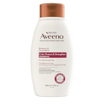 Aveeno Blackberry Quinoa Protein Blend Shampoo for Color-Treated Hair