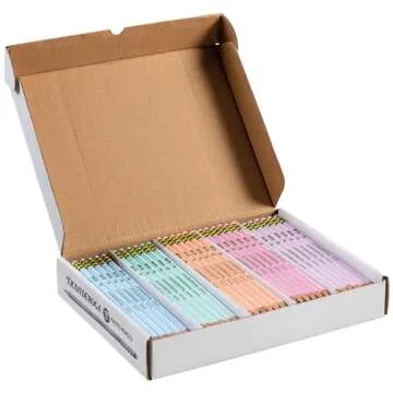 Ticonderoga Pastel Colored Pencils - 150 Count, Pre-Sharpened