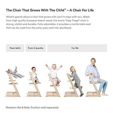 Tripp Trapp High Chair - Stylish and Adjustable for All Ages