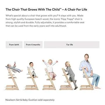 Tripp Trapp High Chair - Stylish and Adjustable for All Ages