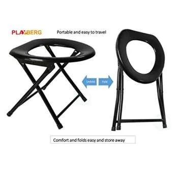 Folding Portable Toilet Seat for Outdoor Comfort