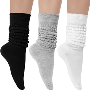 Witwot Women’s Slouch Socks Cozy Knee High Style