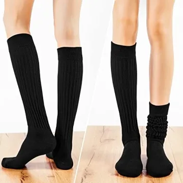 Witwot Women’s Slouch Socks Cozy Knee High Style