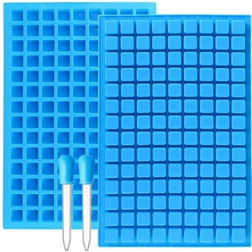 JOERSH Square Candy Molds - 252 Cavity Silicone Molds for All Treats