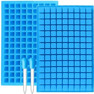 JOERSH Square Candy Molds - 252 Cavity Silicone Molds for All Treats