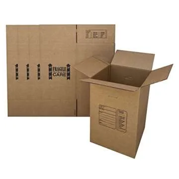 Uboxes 4 Kitchen Moving Boxes Triple Strength 18x18x28"