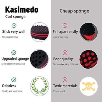 Kasimedo Hair Sponge Set: Perfect Curling Tool for All Hair Types
