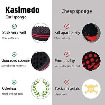 Kasimedo Hair Sponge Set: Perfect Curling Tool for All Hair Types