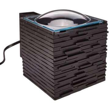 Fluval Chi II Series Aquarium Set, 5-Gallon - Aquarium Tank with Ambient LED Lighting, Flowing Water...