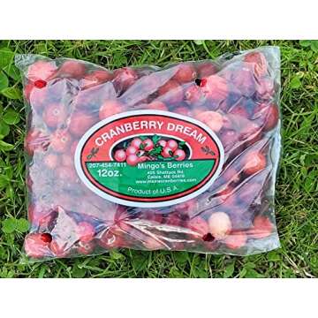 Delicious Maine Cranberries - 12 oz Ideal for Sauces and Jams