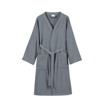 Lacoste Classic Pique Cotton Bath Robe for Men & Women