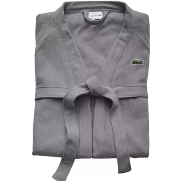 Lacoste Classic Pique Cotton Bath Robe for Men & Women