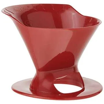 Melitta 64008 Red Ready Joe Filter Cone for Coffee Lovers