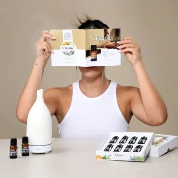 Cliganic Organic Essential Oils Gift Set - Top 8 Scents