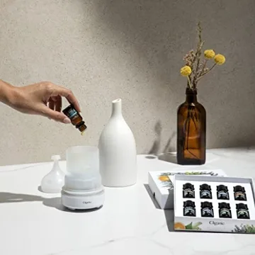 Cliganic Organic Essential Oils Gift Set - Top 8 Scents