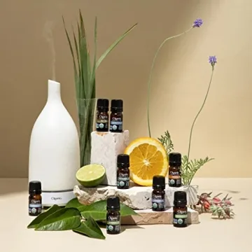 Cliganic Organic Essential Oils Gift Set - Top 8 Scents